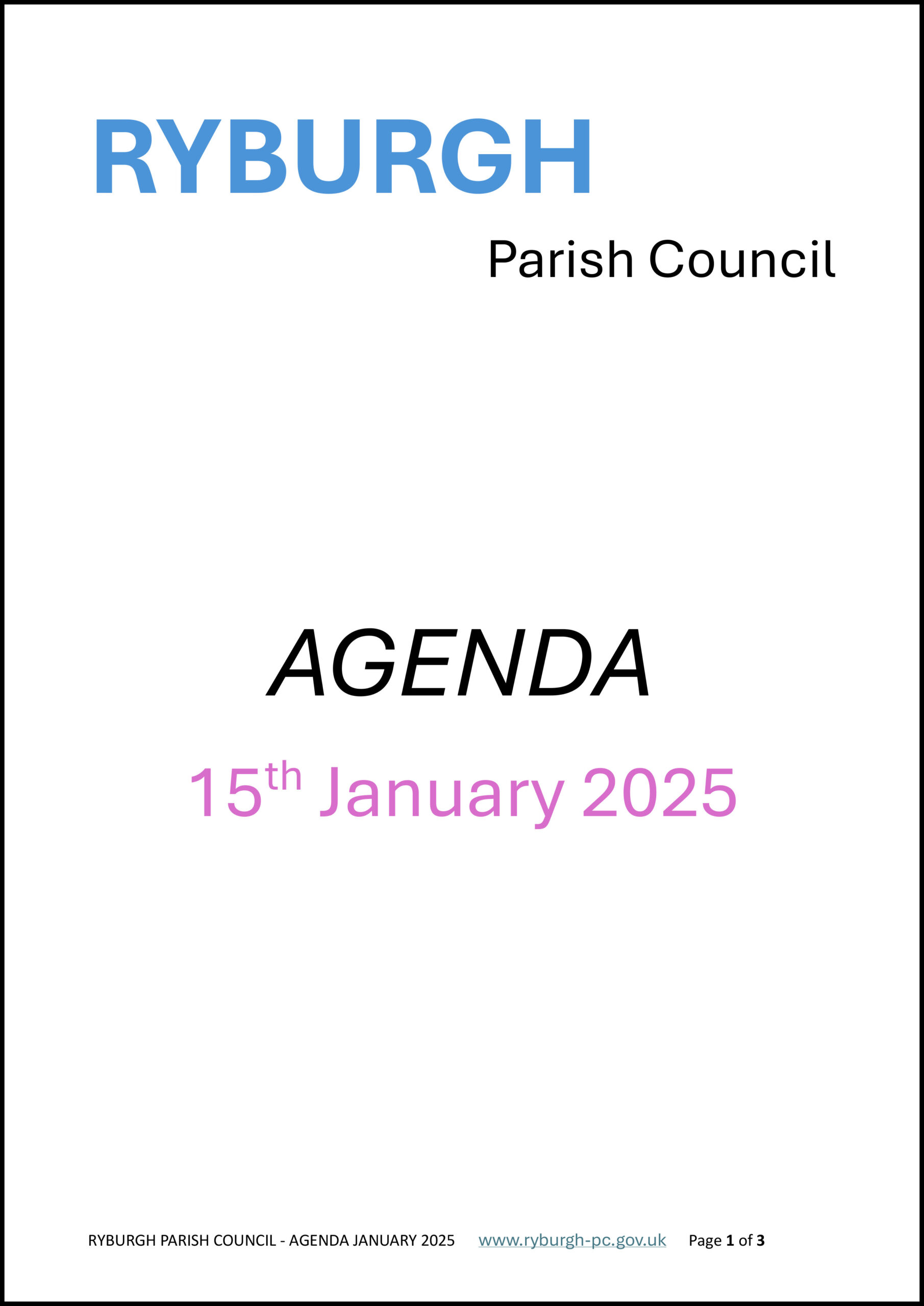 Draft Minutes of the October meeting