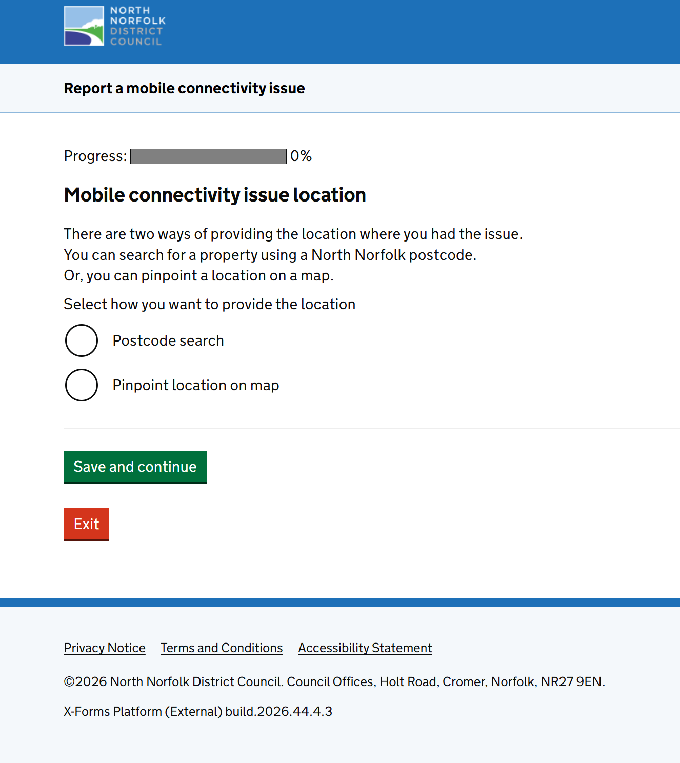 Wedpage form NNDC